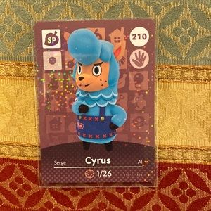 Genuine ACNH amiibo for Cyrus